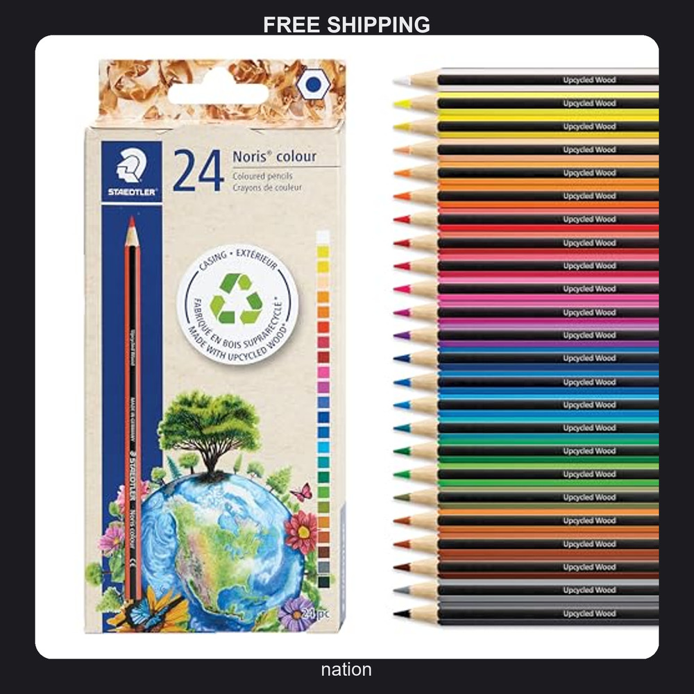 24 Pack Colored Pencils for Art and Craft Projects