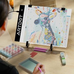 A4 LED Light Pad for Diamond Painting Kits USB Powered Adjustable Brightness