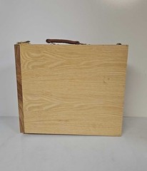 Adjustable Wood Table Top Lap Easel Sketchbox with Drawer and Supplies
