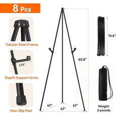 8PCS Black Easel Stands, BRAND NEW, JEAWIWI brand