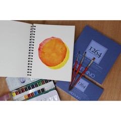 White 9×12 Watercolor Paper Pad 30 Sheets 140 lb Acid Free Cold Press Textured