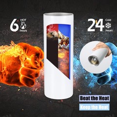 YOUKE OLA 24 Pack Sublimation Tumblers Straight Skinny Blanks 20oz for Heat T…