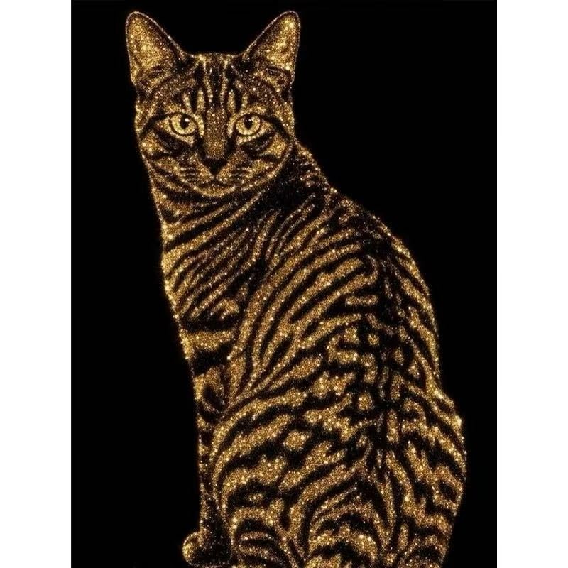 Cat Diamond Art Kits for Adults, 5D Animals Diamond Painting Kits for Beginners,