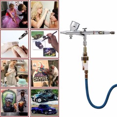 Airbrush Kit with Different Nozzle and Needles Muti-Purpose Dual Action Airbr…