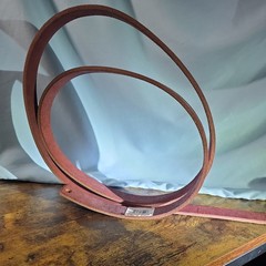 Red/Brown Latigo Leather Strip 1″ X 72″ Belt/Strap Blank New.
