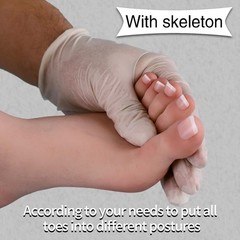 Female Foot Realistic Silicone Feet with Skeleton Mannequin Foot Display for …