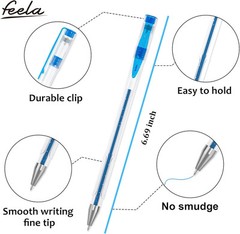 260 Count Gel Pen Set 130 Colors With Refills Smooth Writing For Art And Dood…