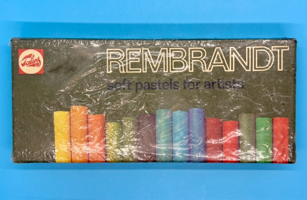 Vintage NOS Talens Rembrandt Soft Pastels 300C 15 Count – New & Sealed!