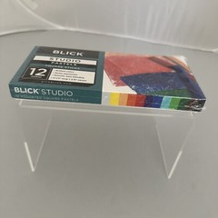 New! Blick Studio Pastels Square Sticks 12 Assorted