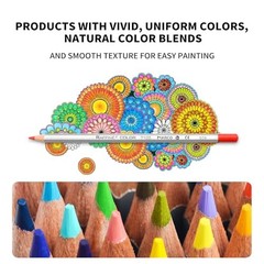 Oil Colored Pencils Sets For Adults Colour Pencils in Iron 1 Count (Pack of 72)