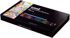 MITSUBISHI uni Colored Pencil 72 Colors Set UC72C art illustration clear tone