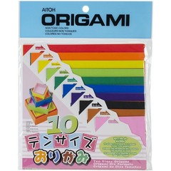 Aitoh Origami Paper 100/Pkg, Assorted Colors & Sizes