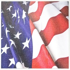 Infused Kydex Waving Flag Print 7.5″ X 7.5″ Sheet FREE SHIPPING