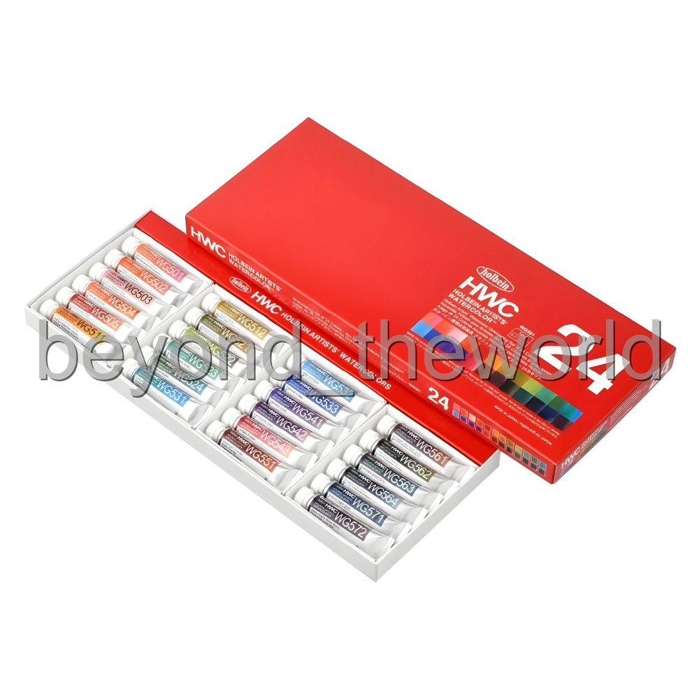 Holbein WG591 Artists’ Watercolor Granulating Colors 5mlx24colors Set ⭐Tracking⭐