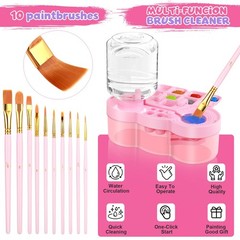 Art Painting Kits, Paint Station, Including Upgraded Paint Brush Cleaner, 20″…