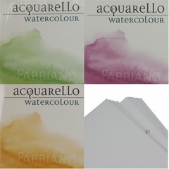 Fabriano Artistico Watercolour Paper 640 300 200gsm sheets Surfaces CP Hot press
