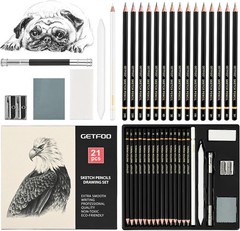 Drawing Sketching Pencil Set 21 Pack Art Pencil Kit with Graphite Pencils (14B-5
