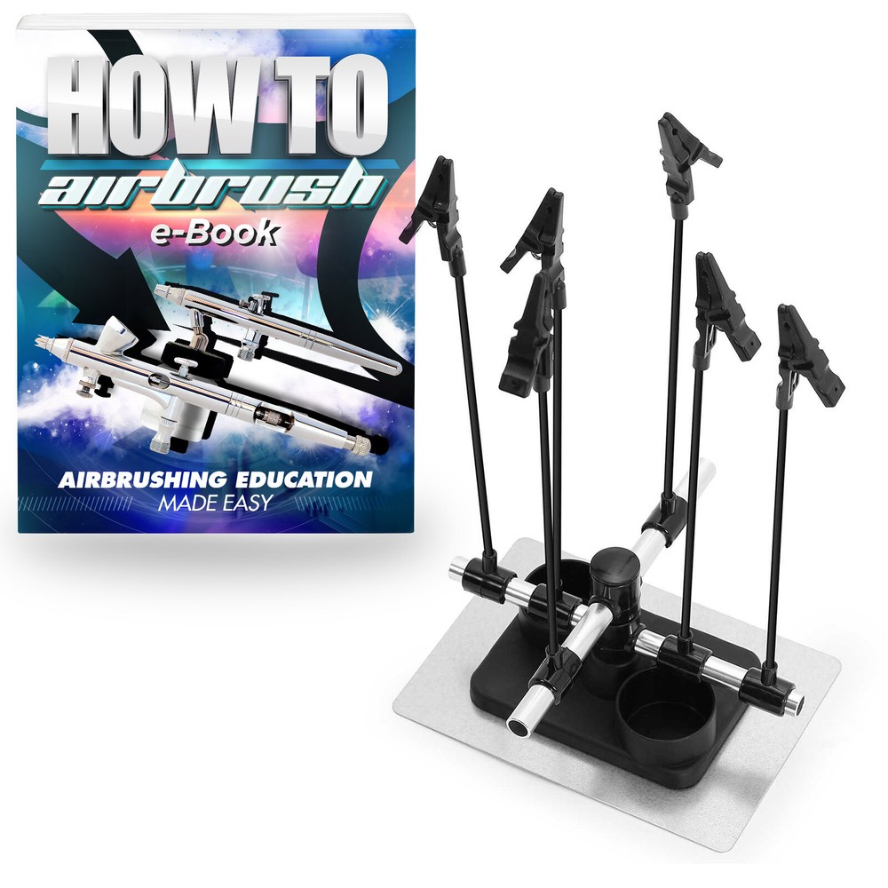 Airbrush Model Holder – 6 Clips
