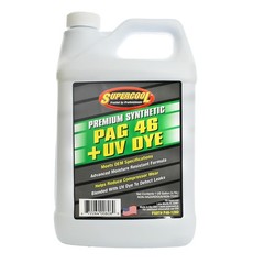 PAG Oil 46 Viscosity with UV Dye – Supercool Refrigerant Oil, 1 Gallon Pack