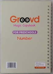 Groovd Magic Copybook For Preschoolers Numbers Practice Book only No Pen