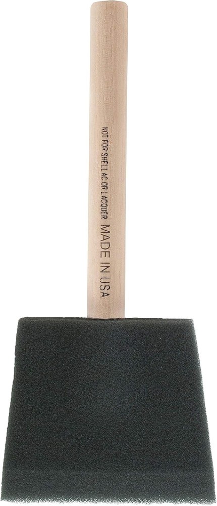 3in FOAM BRUSH KIT 24pc PAINT STAIN VARNISH MADE IN USA