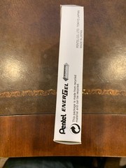 Pentel EnerGel Pearl Deluxe Retractable (1 Dozen)Gel Pens Metal Tip BL77 0.7mm