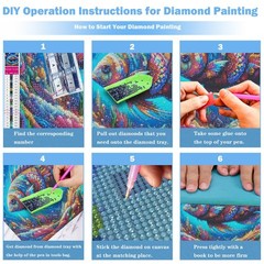 Phoenix Diamond Art Kits for Adults, 5D Painting 12×16 inches, QY107