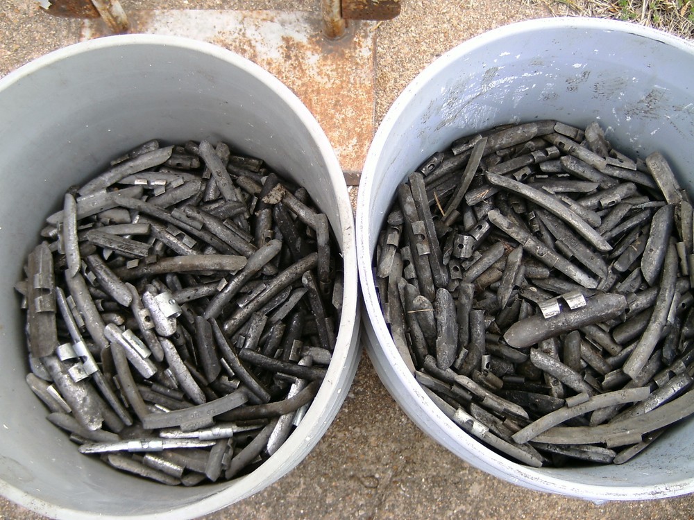 15 POUNDS used clip on Tire Wheel Weight Lead for reuse/ scrap lead make bullets