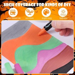 30 Colors Waterproof Dual Tip Acrylic Paint Pens, Dot & Fine Tip Markers Set