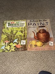 Walter T Foster #s 68 & 156 Color In Trees, Of Course You Can Paint