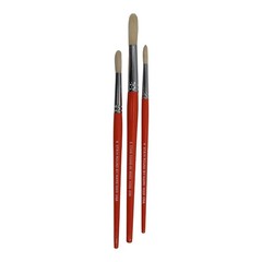 Marx Sable Paint Brush Assortment For Ceramics Staining Vintage Set of 3