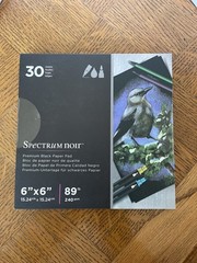 Spectrum Noir 2 Premium Black Paper Pads 30 Sheets Each – 6×6 & 9×12