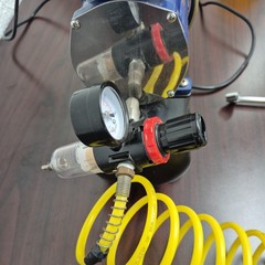 1/5 HP Airbrush Compressor with Tank, Regulator & Moisture Trap