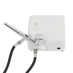 White Airbrushing Tool Kit High Pressure Air Brush Tools With Air Compressor