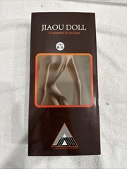 JIAOU DOLL 1/6 FEMALE SEAMLESS LARGE Bust Pale Figure Body w/ DETACHABLE FEET