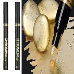 1-5pcs Chrome Pen Marker Waterproof Paint Repair Gold Silver 2mm Nib – NEW