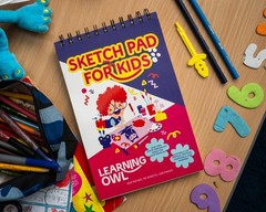 Sketch Pads for , 6×9 inch, 100 Pages, 4 Pack Children Drawing Pads, Spiral B…
