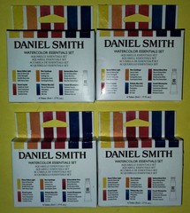 (4) Daniel Smith 6 Ct. Fine Watercolor Essentials~Brand new sets~Bid@$59.99~Wow