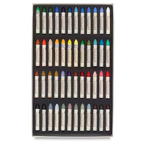 Sennelier Cardboard Oil Pastel Set, 72 Count Assorted Colors , Sizes , Styles