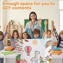 24 Pcs 48 * 36 Inch Tri Fold Poster Board Bulk, Science Fair Project Display …