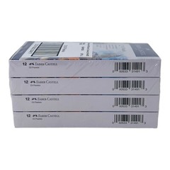 4 Sets Faber-Castell Oil Pastels Assorted Colors 12 Oil Pastels per Set