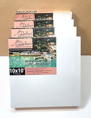 4-Pk Da Vinci 10″x10″x2″ Pro Ultra Smooth Gesso Panels-Cradled Board-Art/Photos
