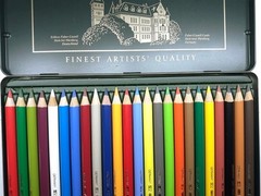 Faber-Castell POLYCHROMOS 24 Color Pencil SET ▪️ 11000 24 🔸️ Germany 🔸️ UNUSED
