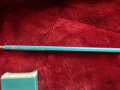 VINTAGE BEROL TURQUOISE BLACK DRAWING PENCILS 3H / 375 BOX OF 21 UNSHARPENED