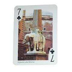 Rome Photos Italy 7 – 6 – 5 of Clubs Cards Collage Scrapbook Journal Crafts
