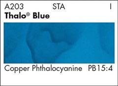Grumbacher Academy Thalo Blue Watercolor Paint Lot of 3 Metal Tubes 0.25 Ounce