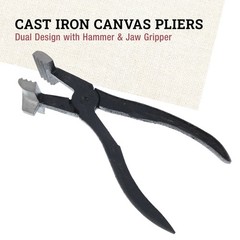 Iron Canvas Pliers for Stretching Professional Dual Design with Jaw Gripper