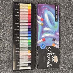 Mixed Artist Pastel Bundle – Daler-Rowney 24 Oil Pastels & Conté à Paris