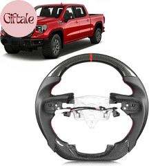 Real Carbon Fiber Steering Wheel for GMC Sierra 1500 (2022-2025 Refreshed Models