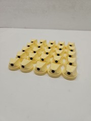 SKINNY CREAM CAPS SPRAY PAINT TIPS NOZZLES 25 PACK GRAFFITI MURAL ART TOOLS